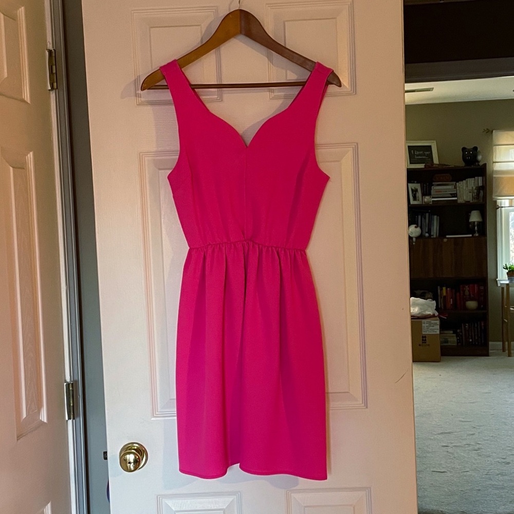 Everly Hot Pink Dress Size Medium